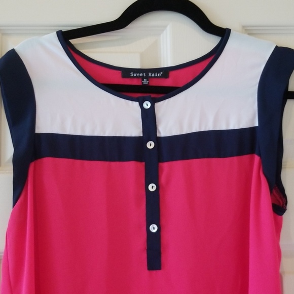 Color block blouse - Picture 2 of 4